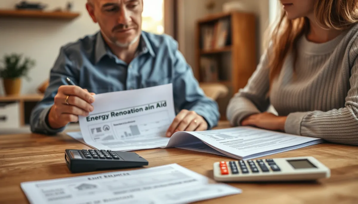 Propriétaire calculant le reste à charge après aides pour l'isolation des combles