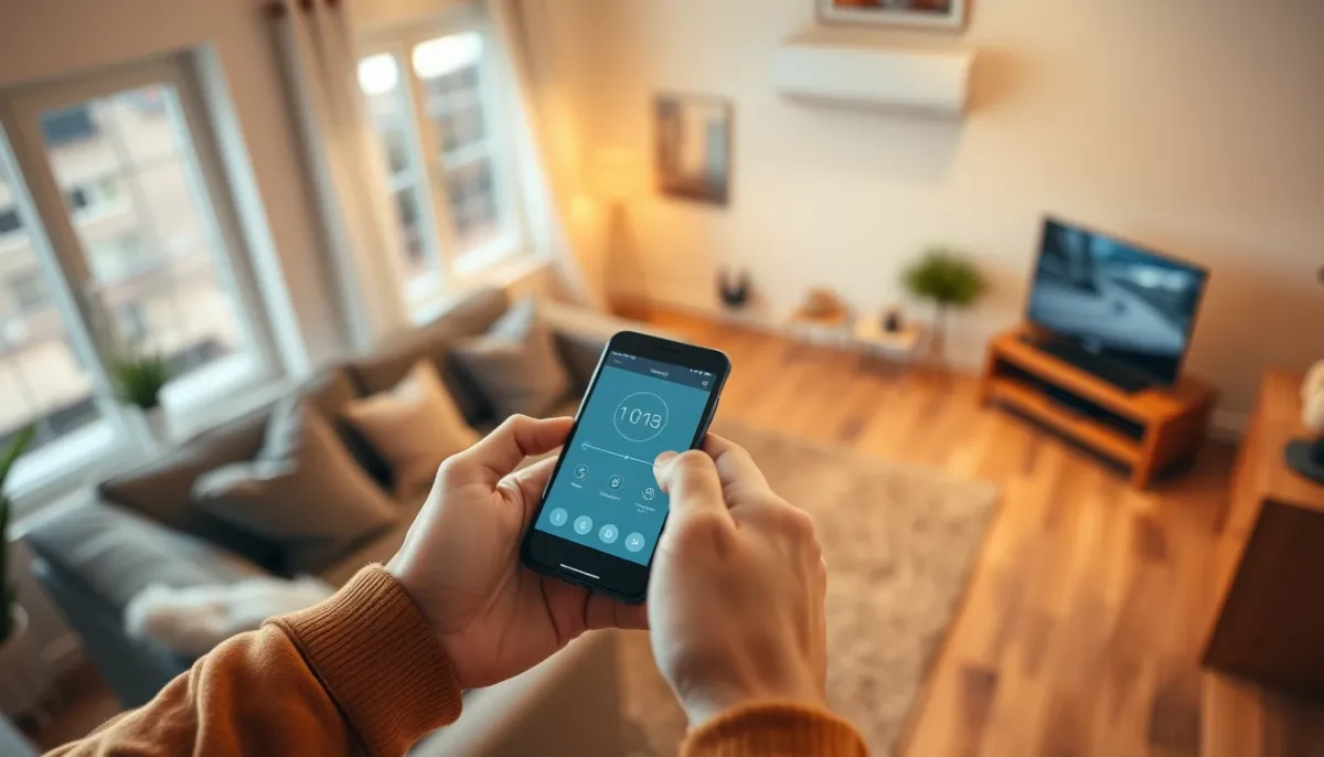 Utilisation d'une application mobile pour piloter la consommation d'une pompe à chaleur air/air